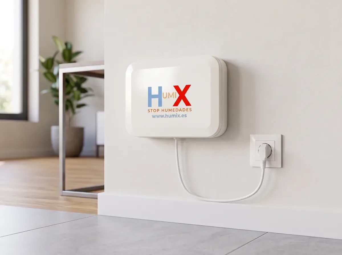 Sistema HUMIX instalado en pared húmeda en Cantabria
